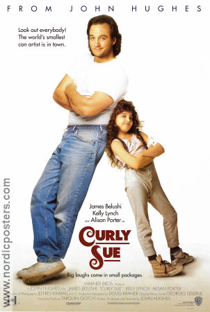 Curly Sue 1991 poster James Belushi Kelly Lynch Alisan Porter John Hughes Barn