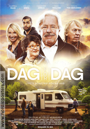 Day by Day 2022 movie poster Sven Wollter Marianne Mörck Tomas von Brömssen Martina Haag Felix Herngren