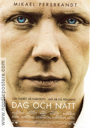 Dag och natt 2004 movie poster Mikael Persbrandt Sam Kessel Maria Bonnevie Tuva Novotny Simon Staho