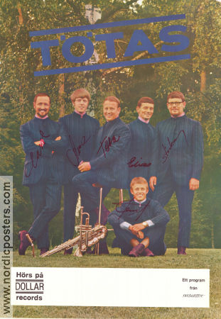 Dansbandet Tötas Lidköping 1967 poster Find more: Skara Find more: Swedartist Production: Dollar Records Find more: Dansband Find more: Concert poster
