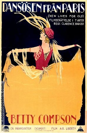 New Lives For Old 1925 movie poster Betty Compson Dance