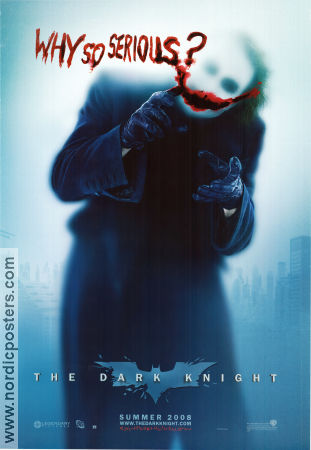The Dark Knight 2008 poster Christian Bale Michael Caine Heath Ledger Christopher Nolan Find more: Batman From comics