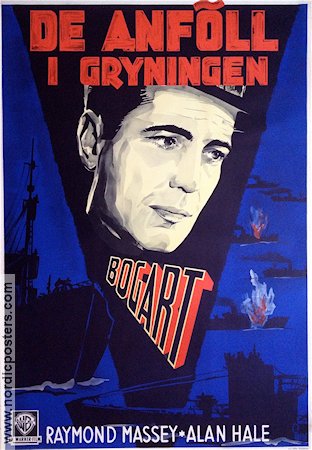 Action in the North Atlantic 1943 movie poster Humphrey Bogart