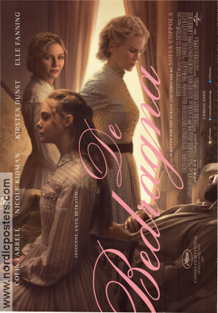 The Beguiled 2017 movie poster Nicole Kidman Kirsten Dunst Elle Fanning Colin Farrell Sofia Coppola