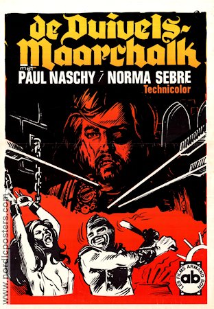 De Duivels Maarchalk 1974 movie poster Paul Naschy