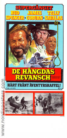 Una ragione per vivere e una per morire 1972 movie poster Bud Spencer James Coburn Telly Savalas Tonino Valerii