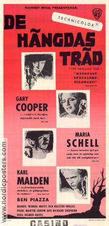 De hängdas träd 1959 poster Gary Cooper Maria Schell Karl Malden Delmer Daves