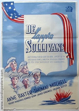 The Sullivans 1945 movie poster Anne Baxter