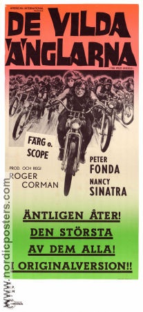 The Wild Angels 1966 movie poster Peter Fonda Nancy Sinatra Bruce Dern Roger Corman Motorcycles