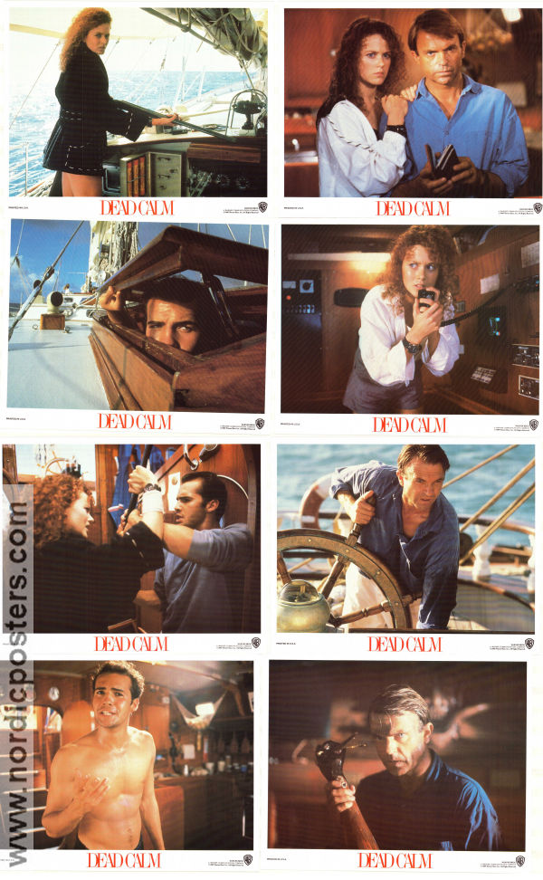 Dead Calm 1989 lobby card set Sam Neill Nicole Kidman Billy Zane Phillip Noyce