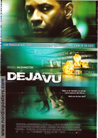 Deja Vu 2006 poster Denzel Washington Paula Patton Jim Caviezel Tony Scott