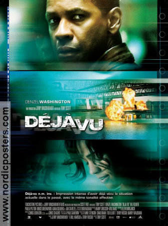 Deja Vu 2006 movie poster Denzel Washington Paula Patton Jim Caviezel Tony Scott