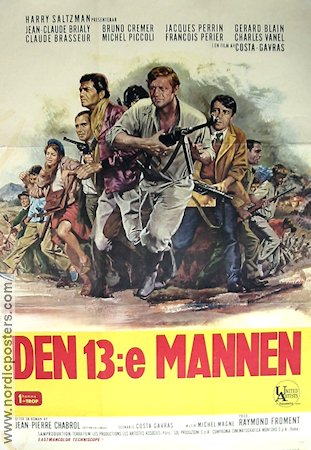 Un homme de trop 1967 movie poster Charles Vanel Bruno Cremer Jean-Claude Brialy Costa-Gavras