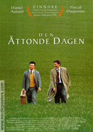 Le Huitieme Jour 1996 movie poster Daniel Auteuil Pascal Duquenne Miou-Miou Jaco van Dormael