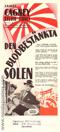 Blood on the Sun 1945 movie poster James Cagney Sylvia Sidney Porter Hall Frank Lloyd