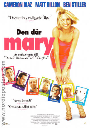 There´s Something About Mary 1996 movie poster Cameron Diaz Matt Dillon Bobby Peter Farrelly Romance