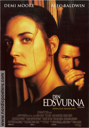 The Juror 1996 movie poster Demi Moore Alec Baldwin James Gandolfini Brian Gibson