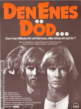 Den enes död 1980 movie poster Jan Waldekranz Agneta Ekmanner Christer Boustedt Stellan Olsson