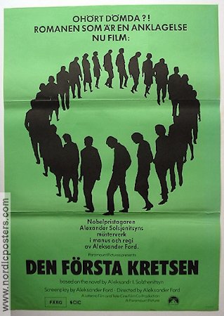 The First Circle 1975 movie poster Writer: Alexander Solsjenitsyn