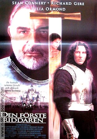 Den förste riddaren 1995 poster Sean Connery Richard Gere Julia Ormond Jerry Zucker