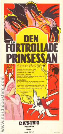 Den förtrollade prinsessan 1940 movie poster Animation