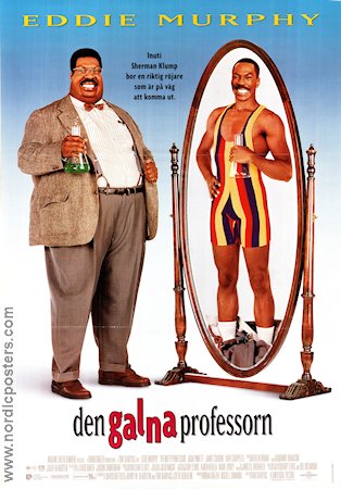 The Nutty Professor 1996 movie poster Eddie Murphy Jada Pinkett Smith James Coburn Tom Shadyac