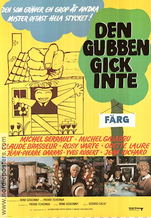 Le viager 1972 movie poster Michel Serrault Michel Galabru Claude Brasseur Rene Goscinny Pierre Tchernia