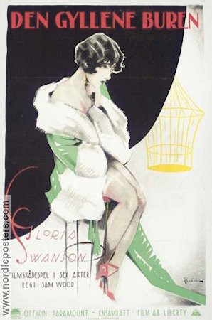 Her Gilded Cage 1922 movie poster Gloria Swanson