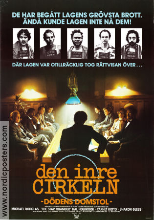 Den inre cirkeln 1983 poster Michael Douglas Hal Holbrook Peter Hyams