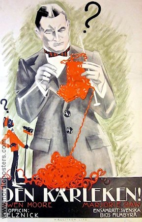 Love Is an Awful Thing 1922 movie poster Owen Moore Marjorie Daw