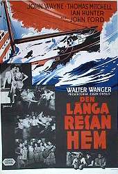The Long Voyage Home 1941 movie poster John Wayne John Ford Ships and navy