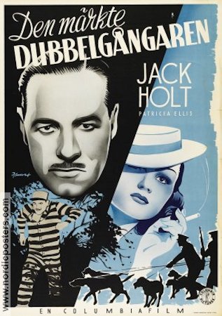 Fugitive at Large 1939 movie poster Jack Holt Patricia Ellis Stanley Fields Lewis D Collins Police and thieves