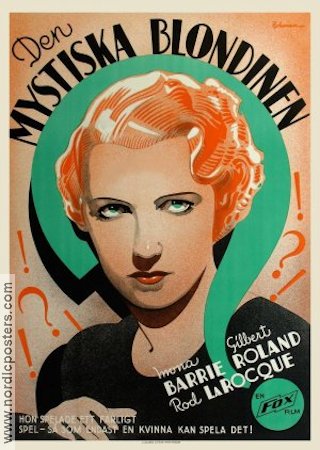 Mystery Woman 1935 movie poster Mona Barrie