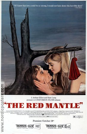 The Red Mantle 1967 movie poster Gitte Henning Gunnar Björnstrand