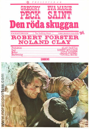 Den röda skuggan 1969 poster Gregory Peck Eva Marie Saint Robert Mulligan