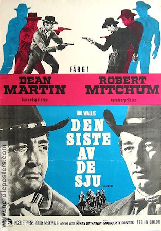 5 Card Stud 1968 movie poster Dean Martin Robert Mitchum Henry Hathaway