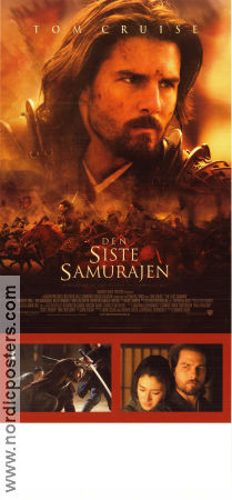 Den siste samurajen 2003 poster Tom Cruise Ken Watanabe Billy Connolly Edward Zwick Asien Kampsport