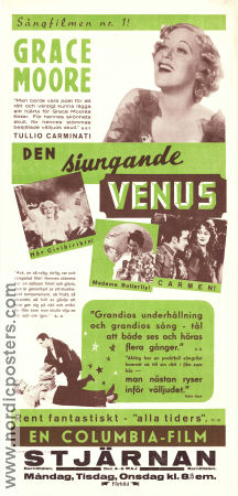 One Night of Love 1934 movie poster Grace Moore Tullio Carminati Lyle Talbot Victor Schertzinger