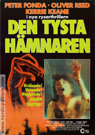 Den tysta hämnaren 1983 poster Peter Fonda Oliver Reed Kerrie Keane William Fruet Ormar