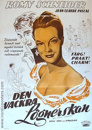 Die schöne Lügerin 1960 movie poster Romy Schneider