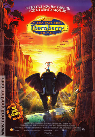 The Wild Thornberrys Movie 2002 movie poster Tim Curry Cathy Malkasian Animation