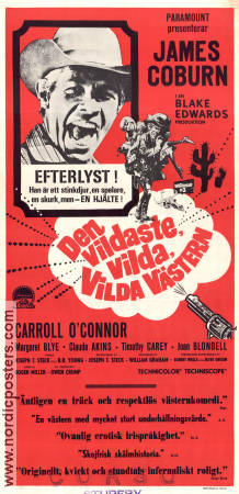 Waterhole 3 1967 movie poster James Coburn Carroll O´Connor Margaret Blye William A Graham