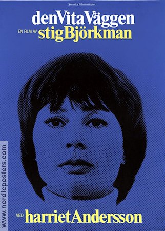 Den vita väggen 1975 movie poster Harriet Andersson