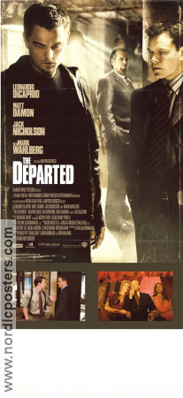 The Departed 2006 poster Leonardo DiCaprio Matt Damon Jack Nicholson Mark Wahlberg Martin Scorsese Maffia