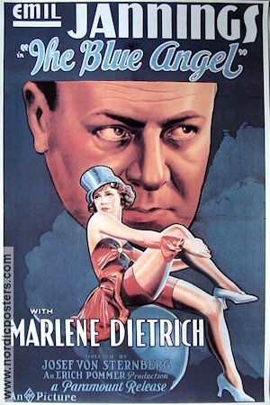 The Blue Angel 1930 movie poster Marlene Dietrich Emil Jannings Josef von Sternberg