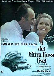 Les choses de la vie 1970 movie poster Romy Schneider