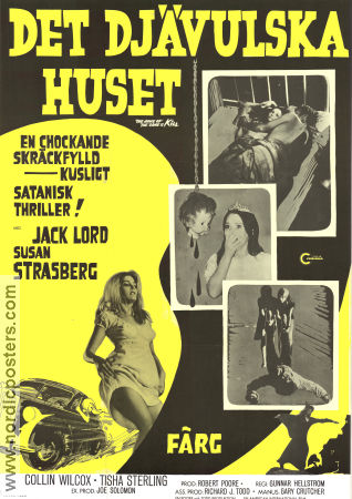 The Name of the Game Is Kill! 1968 movie poster Jack Lord Susan Strasberg Collin Wilcox Gunnar Hellström