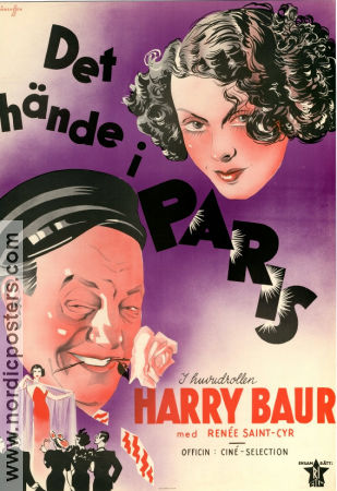 Paris 1937 movie poster Harry Baur Renée Saint-Cyr Jean Choux