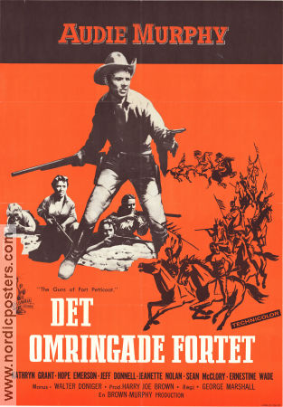 The Guns of Fort Petticoat 1957 movie poster Audie Murphy Kathryn Grant Hope Emerson George Marshall