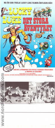 Les Dalton en cavale 1983 movie poster Lucky Luke Hanna-Barbera Writer: Morris-Goscinny
